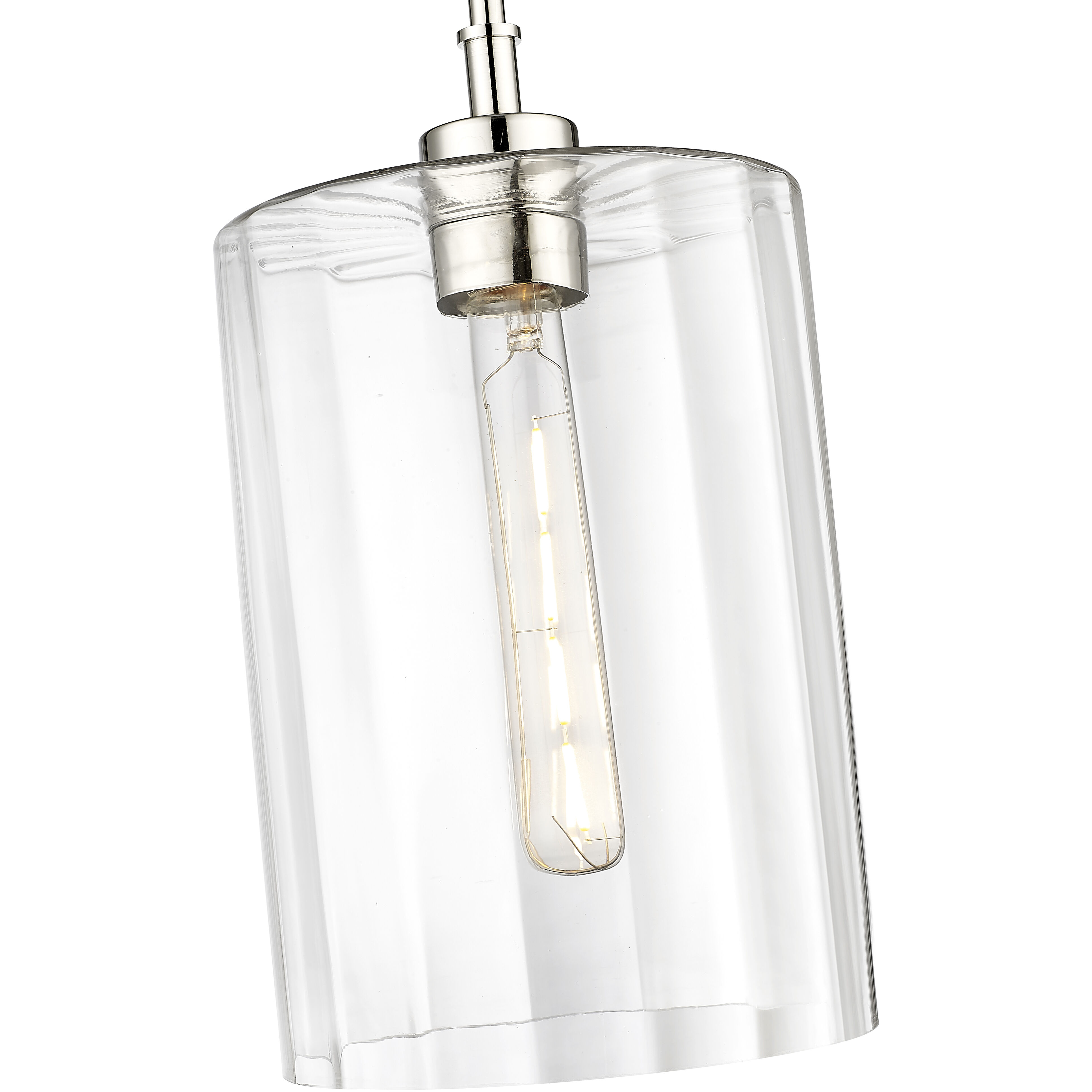 Chastine 1 Light 8 inch Polished Nickel Pendant Ceiling Light